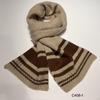 G·TENNA Women's Classic Striped Cashmere Scarf