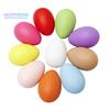 1 комплект пасхальных яиц, произвольный цвет - гладкая поверхность, реалистичные многоразовые 100 шт., цветостойкие DIY, создающие атмосферу, пасхальные яйца, подвески, пасхальные принадлежности