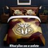 Villarreal FC Design Bed Bedding Set 1 Duvet Cover + 2 Pillowcases Soft Breathable Household Bed Linens