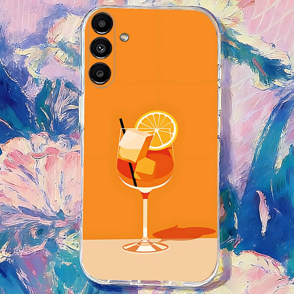 Чехол для телефона A-Aperol Art S-Spritz для Samsung S30,S25,S24,S23,S21,S22,S20,S10,5G,FE,lite,PIus,Ultra Прозрачный чехол