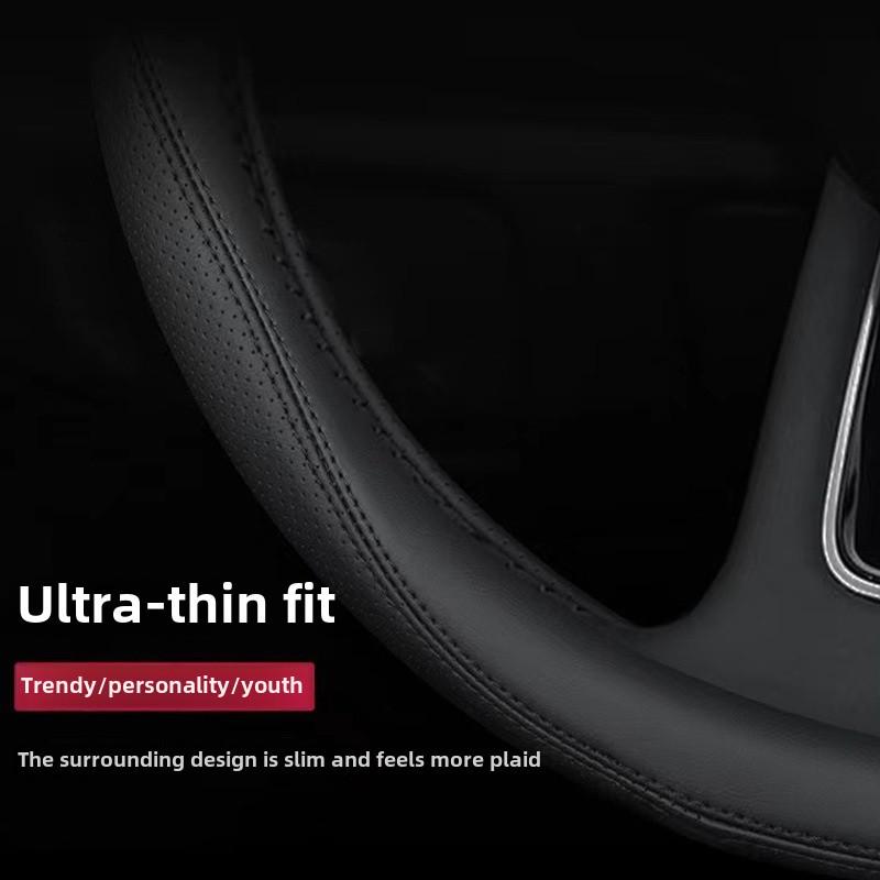 Универсальный спортивный чехол на руль автомобиля из кожи наппа, нескользящий, дышащий