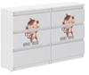 Children's chest of drawers R-120 MONKEY SAFARI