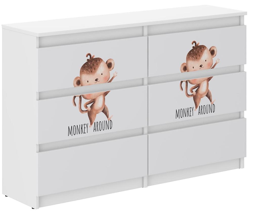 Children's chest of drawers R-120 MONKEY SAFARI