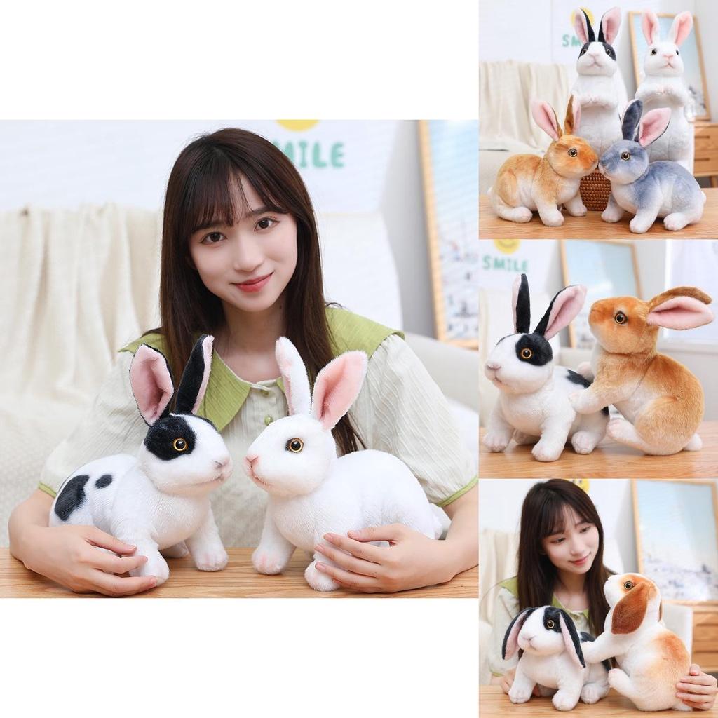 Cute Bunny Plush Toy Decorative Prop For Photography