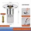 Stainless Steel Anti-Hair Pop-Up Washbasin Drain Filter