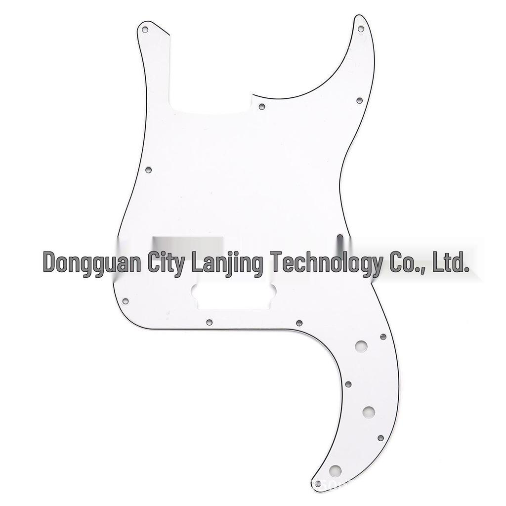 PB Bass Pickguard 13-Hole Front Cover Plate for Electric Bass - Protective Instrument Accessory