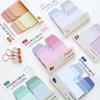 60 Sheets Watercolor Gradient Japanese Sticky Note Memo Pad Office Planner Sticker Paper Stationery School Supplies