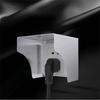 Waterproof Socket Cover Stainless Steel Outdoor Switch Protection  Household Items