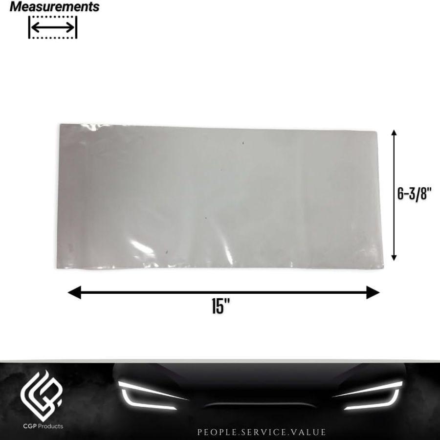 Temporary Tag Plastic Bags (100 per Pack) 1