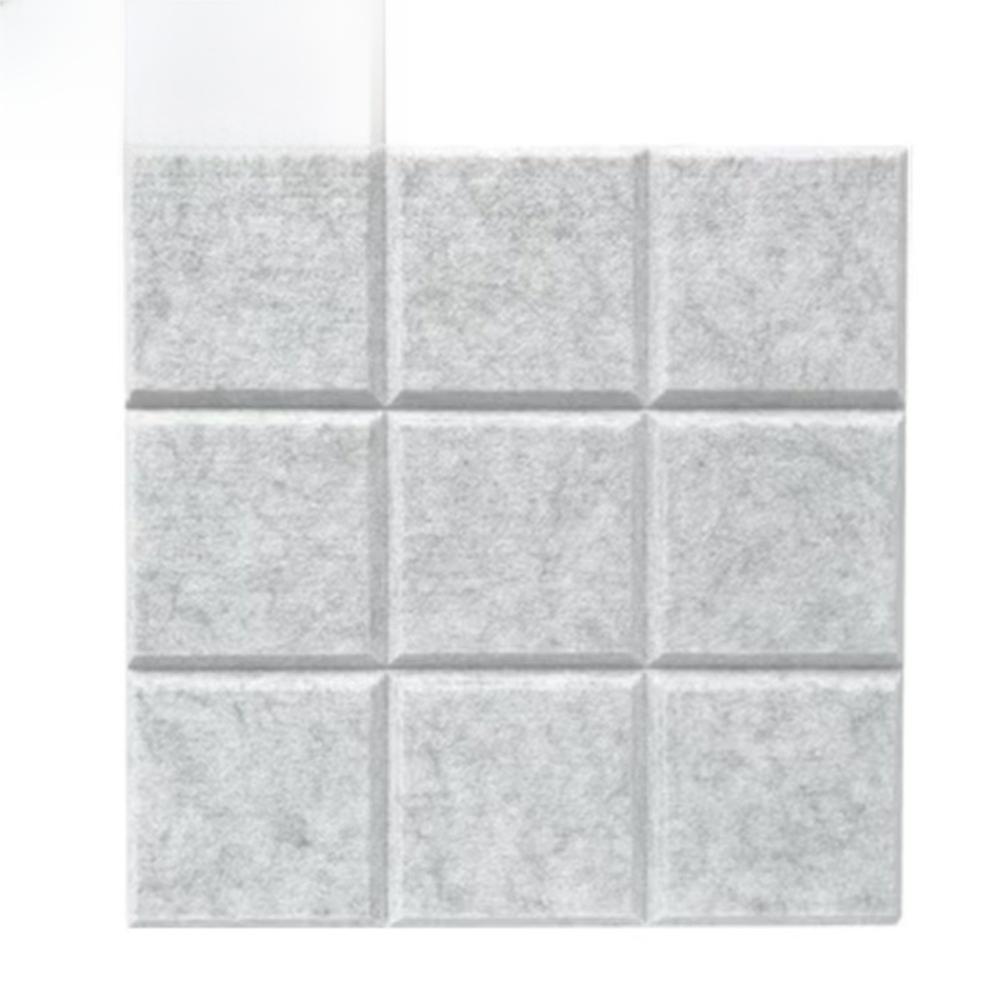 30x30cm Grid Felt Wall Panel Art Decorative Polyester Fiber Sound-absorbing Board Background Wall Display Board Display Board