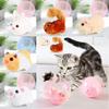 Pet Toy Hamster Rolling Ball Interactive Squeaky Toy For Cats And Kids
