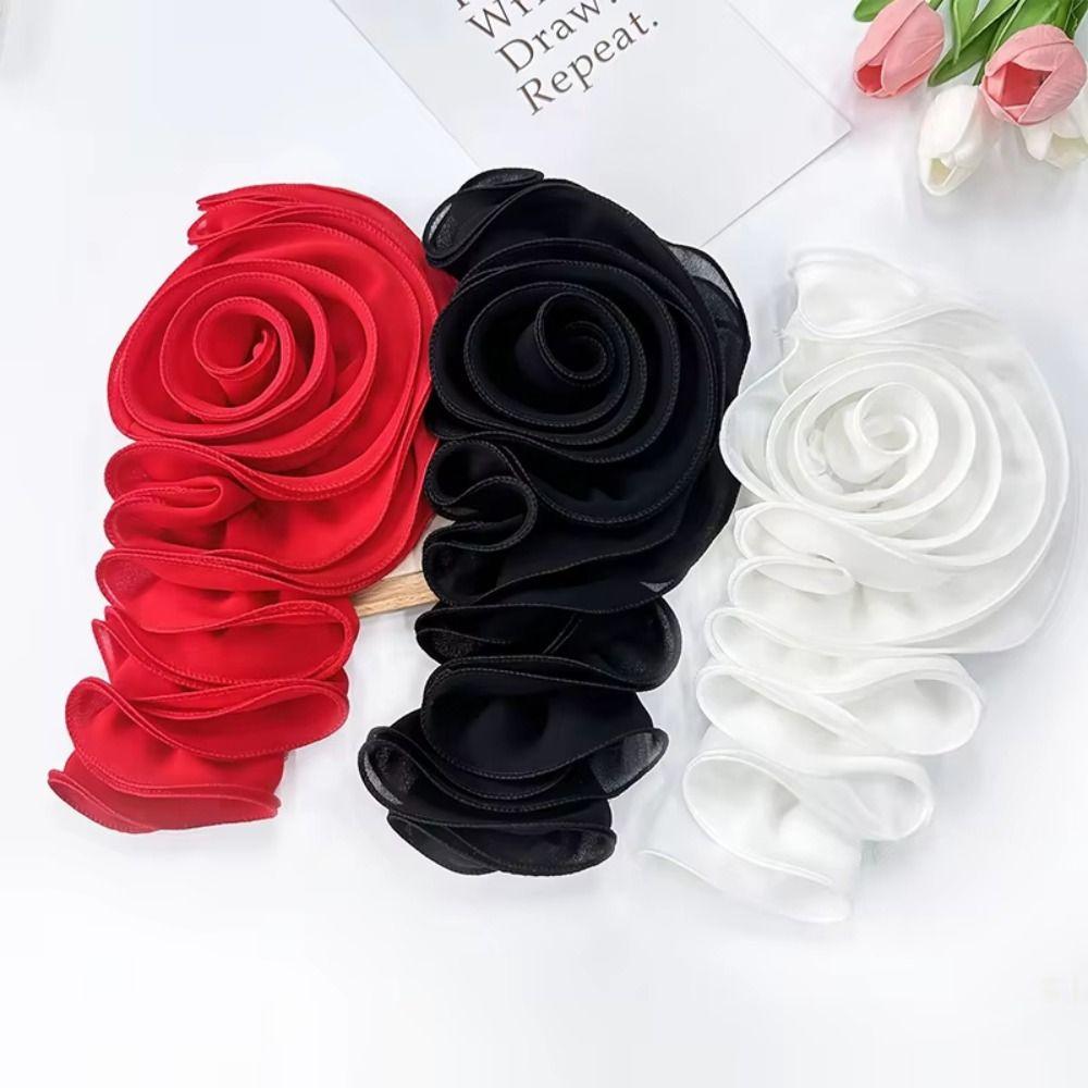 Big Flower 3D Floral Patch Decorative Cloth Fabric DIY Chest Flower Decorative Applique