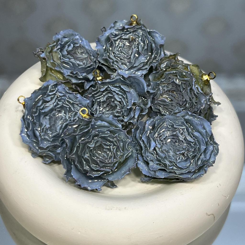 Эпоксидная смола, окрашенная в розовый цвет, головки цветов для самостоятельного изготовления серег и браслетов, настоящие сушеные полуфабрикаты