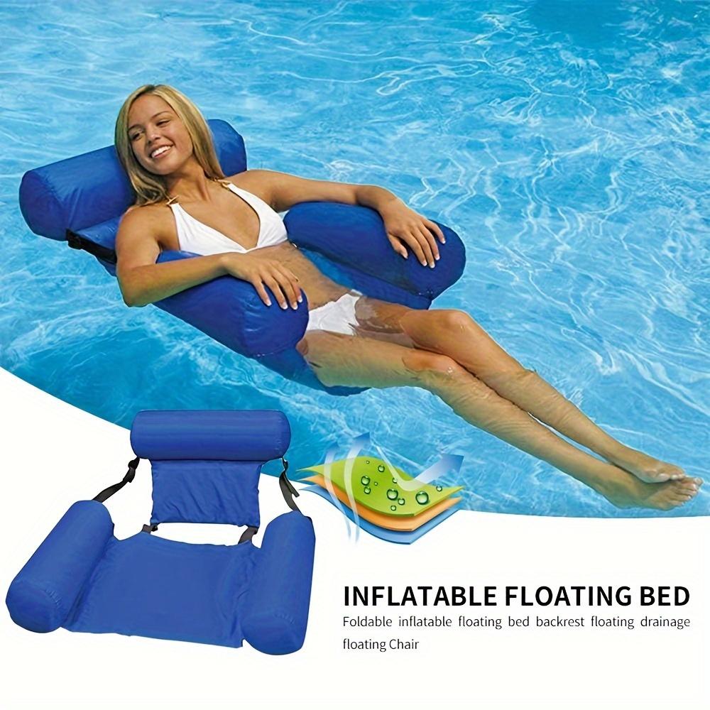 Надувной гамак для бассейна Ultimate Relaxing - прочный, складной шезлонг для взрослых, идеально подходит для пляжа и бассейна
