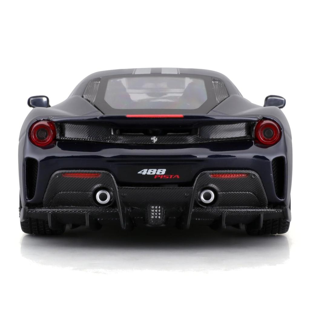 Bburago Ferrari 488 Pista Blue Diecast Miniature Finished Model BU 1/24 / Car, 18-26026