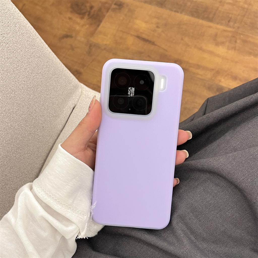 Модный Гелевый Жидкий Силикон Неоновый Матовый Чехол-Кожура Для Xiaomi Mi 15 14 13 K70 Ultra K80 Pro Официальный Конфетный Цвет Ударопрочный Чехол