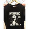 Hysteric Glamour Ретро Стиль 90-х Угольный Репринт Футболка Для Мужчин Женщин Графическая Рубашка С Коротким Рукавом Унисекс Мужчины Женщины Лето