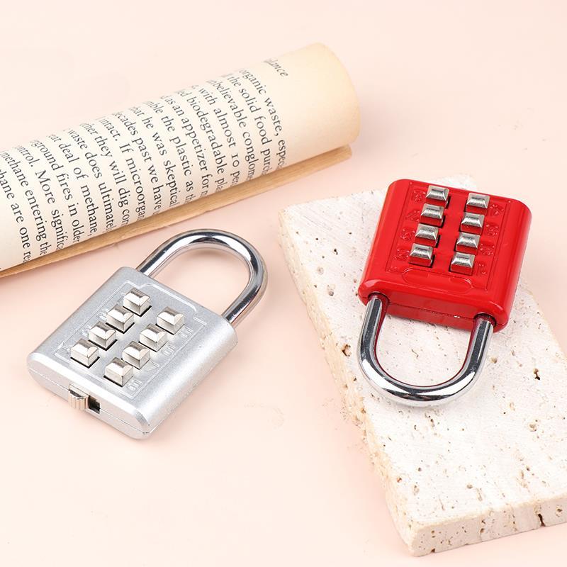 8-значный пароль кодовая комбинация навесной замок цинковый сплав чемодан для багажа путешествия умный замок с ключом против воров
