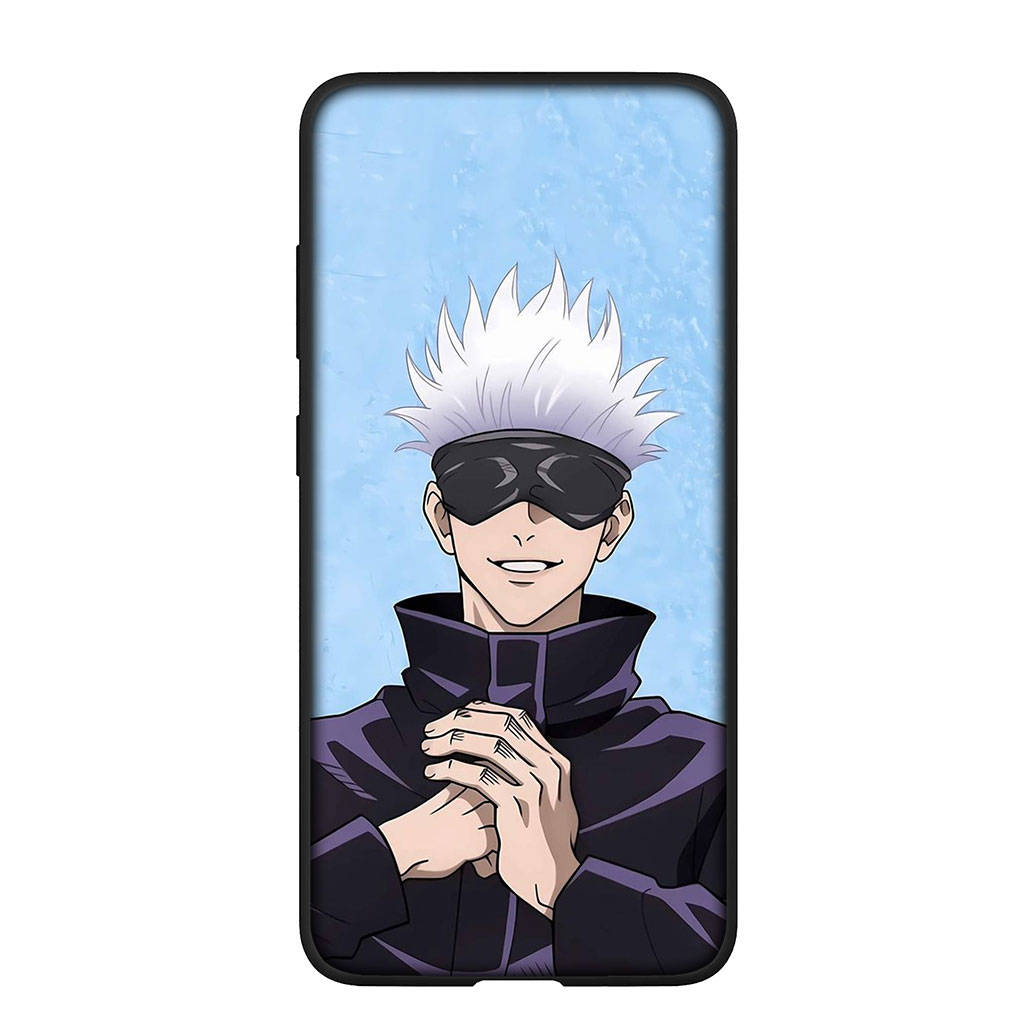 Чехол для телефона Samsung Galaxy S25 S24 S23 iPhone 16 15 Xiaomi Redmi Note 14 13 12 16E X 11 Pro Max Moto Huawei Comics Jujutsu Kaisen Gojo Satoru Cover