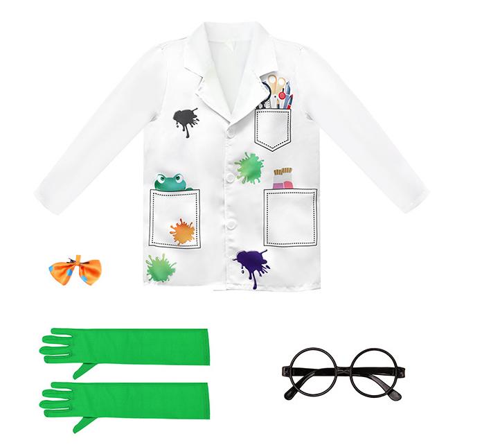 Boys Girls Simulation Doctor Nurse Work Uniform Cross with Toys Sets Kids Clothes Toddler Christmas Xmas Role Play Costum Party