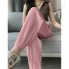 Thin Casual Wide Leg Harem Ankle-Length Pants Solid Elastic Waist Women New In ClothingSweet Streetweat Summer Long Trousers