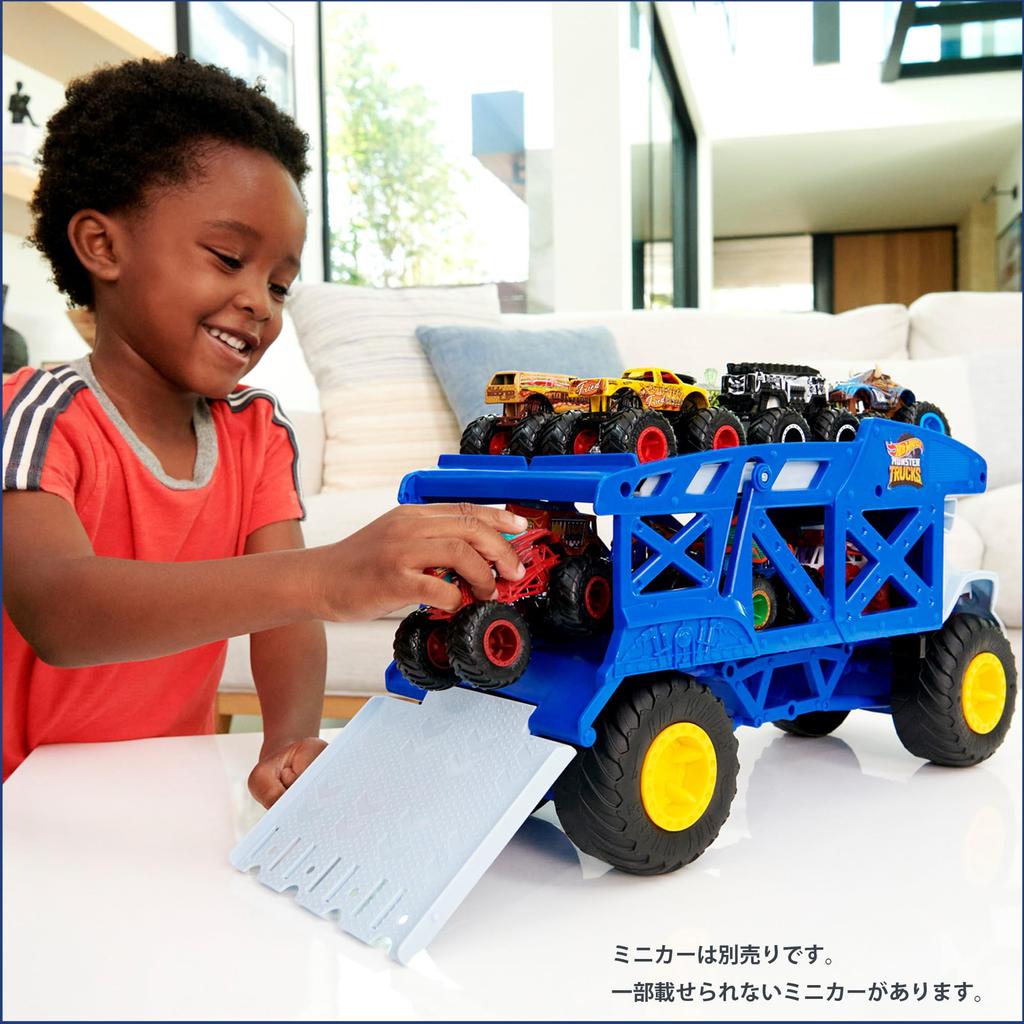 Hot Wheels Monster Truck Mover Rhino возрастом 3 года и HFB13 [Мини-машина] [3 вверх]