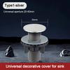 Drainage Seal Faucet Hole Cover Anti-leakage Washbasin Decorative Plug Portable Kitchen Sink Plug