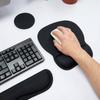 3Pcs Comfortable Mouse Wrist Support Pad Non-Slip Base Wristband Mouse Mat  Desktop Accessories