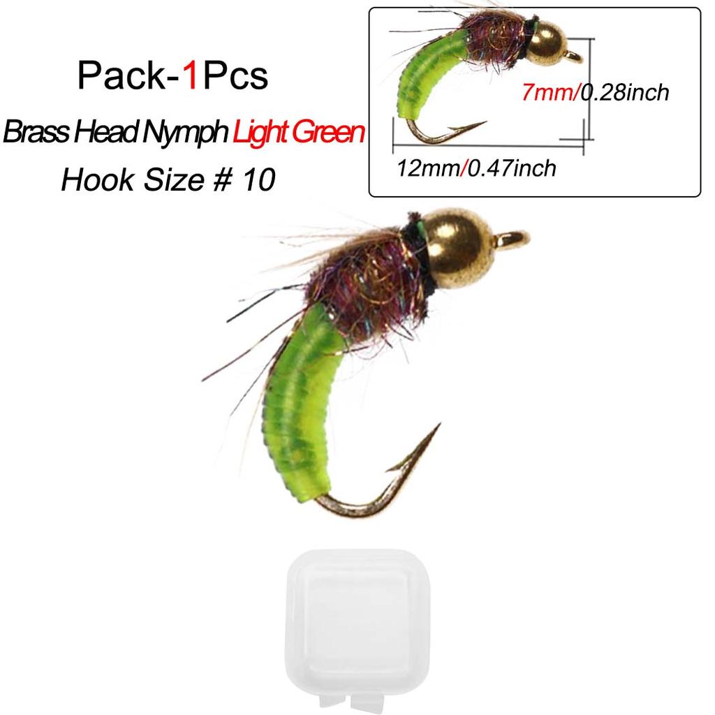 1/3 шт., мушки для рыбалки, латунная голова с бусинами, быстрая сикинговая нимфа, скад, червь, червь, ручейник, куколка, поддельные насекомые, приманки для рыбалки нахлыстом