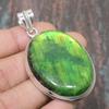 Beautiful Green Labradorite Gemstone Handmade 925 Sterling Silver Jewelry Pendant
