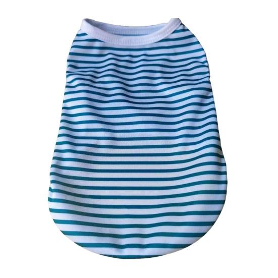 Собачий полосатый жилет Домашние животные Повседневный безрукавный пуловер Жилет с круглым вырезом Одежда для щенков для девочек и мальчиков Повседневная одежда Путешествия Уличная одежда