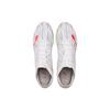 Puma Ultra 1.2 Круглый носок Шнуровка MG (Резиновые короткие шипы) Футбольные бутсы для искусственной травы Мужские футбольные бутсы Бело-красные 106341-04
