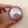 WXUKM1 C200 E200 For Mercedes Benz 3D ABS logo Car Front grill front hood Emblem sticker for Mercedes Benz W203 W204 W205 W206 W212 W21