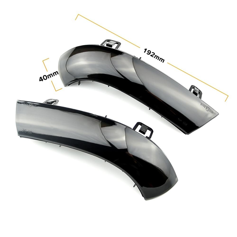 2 шт. для VW GOLF 5 GTI V MK5 Jetta Passat B5.5 B6 Sharan Superb EOS динамический светодиодный указатель поворота, индикатор бокового крыла, зеркало