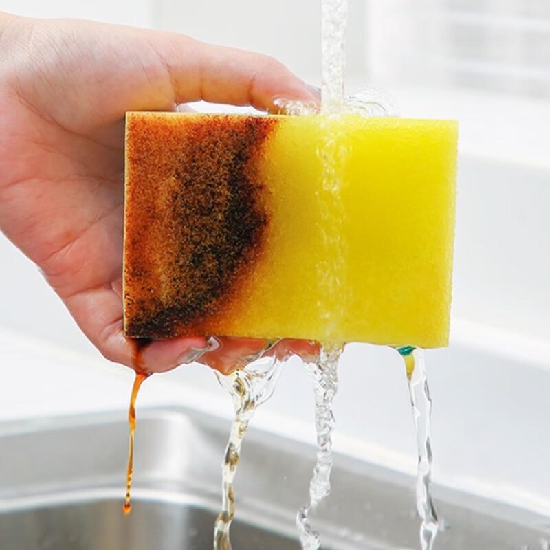 Xushi Green-Yellow Kitchen Sponge Scouring Pads