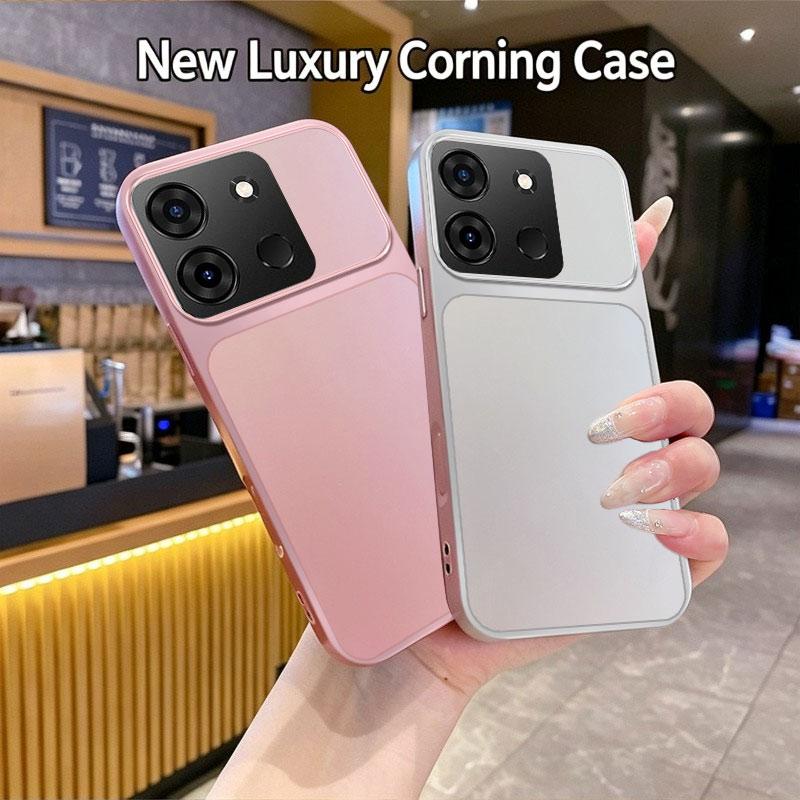 Для Tecno Spark Go 2023 Чехол Tecno Pop 7 Обложка Tecno Pop 7 Capa Задний Бампер Телефона Ударопрочный ТПУ Жидкий Силикон Мягкий Fundas