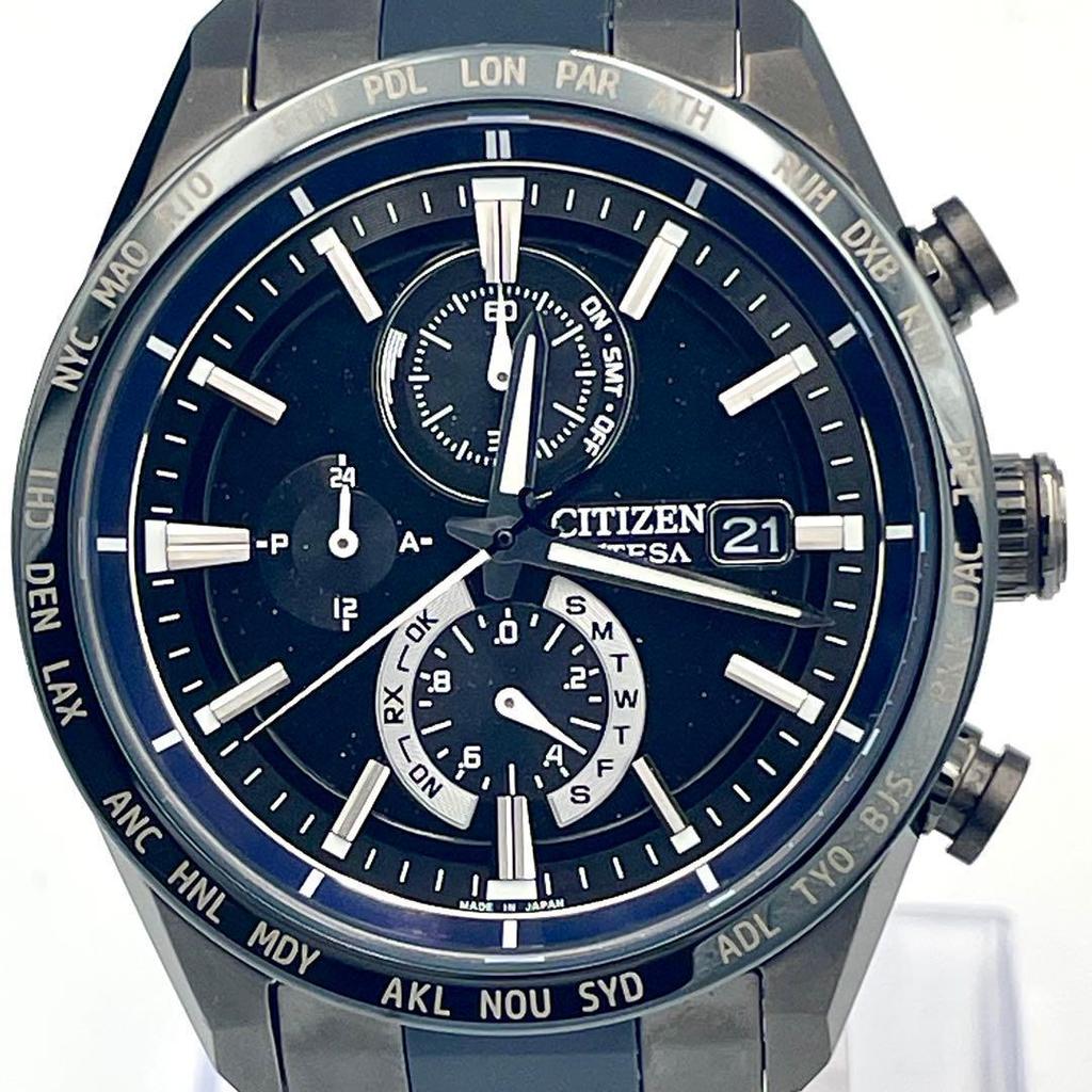 Used Excellent Condition CITIZEN ATTESA AT8187-75E 35th Anniversary