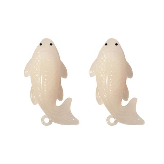 2 шт. Автомобильный кулон с ультрафиолетовым датчиком температуры, меняющий цвет, в форме утки, брелок для украшения сумки