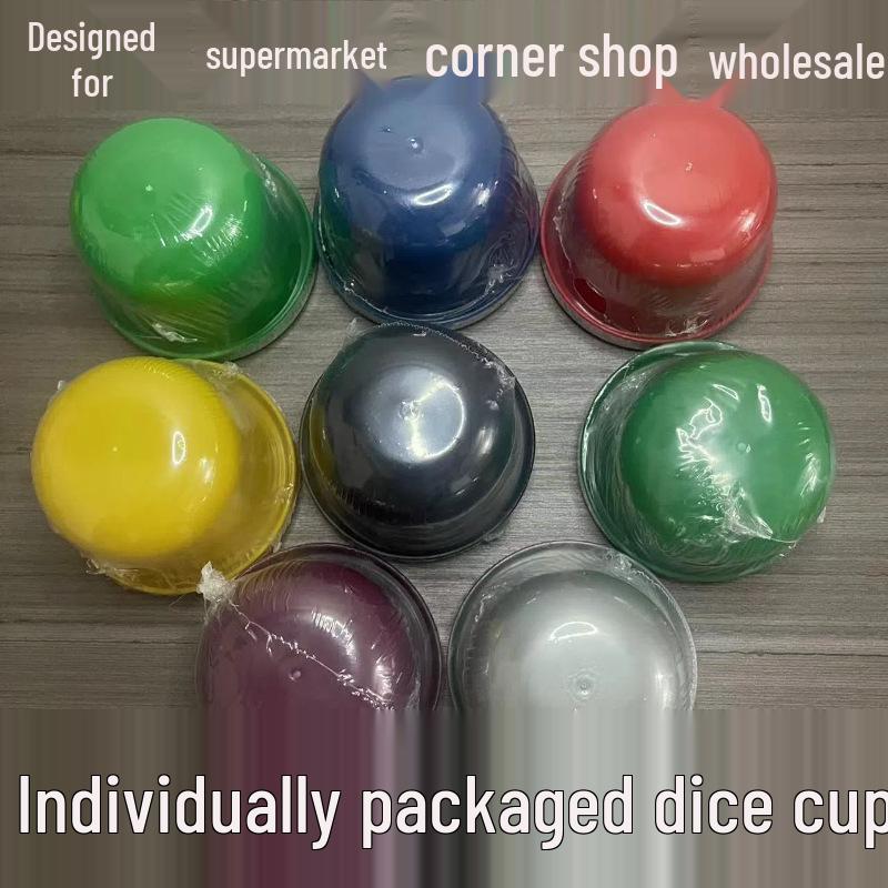 Individually Packaged Dice Shaker Cup for Convenience Stores