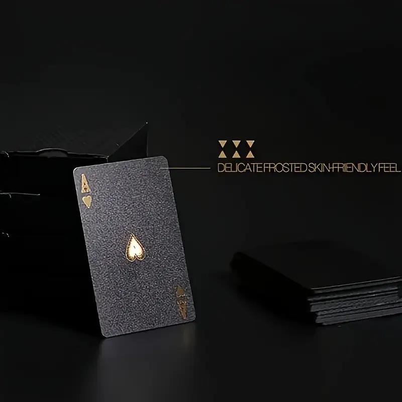Xiaomi Водонепроницаемый набор игральных карт для покера 'Черное Золото' - Премиальная коллекция подарков для настольных игр для взрослых, Прочные игральные карты
