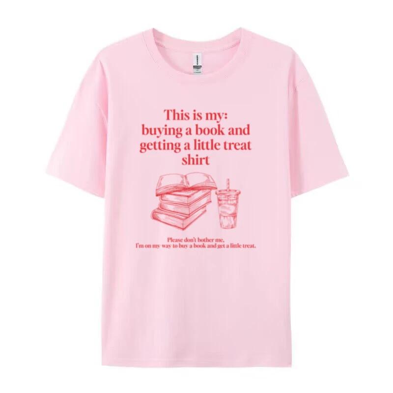 Women Retro Style Bookish Funny Quotes T Shirts Hippie Vintage Book Lover TShirts Unisex Cute Loose Bookworm Graphic Tees Gifts