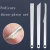 3Pcs Pedicure Tools For Feet Stainless Steel Foot Scrubber Dead Skin Remover Foot Scraper Knife Scraping Manicure Tool