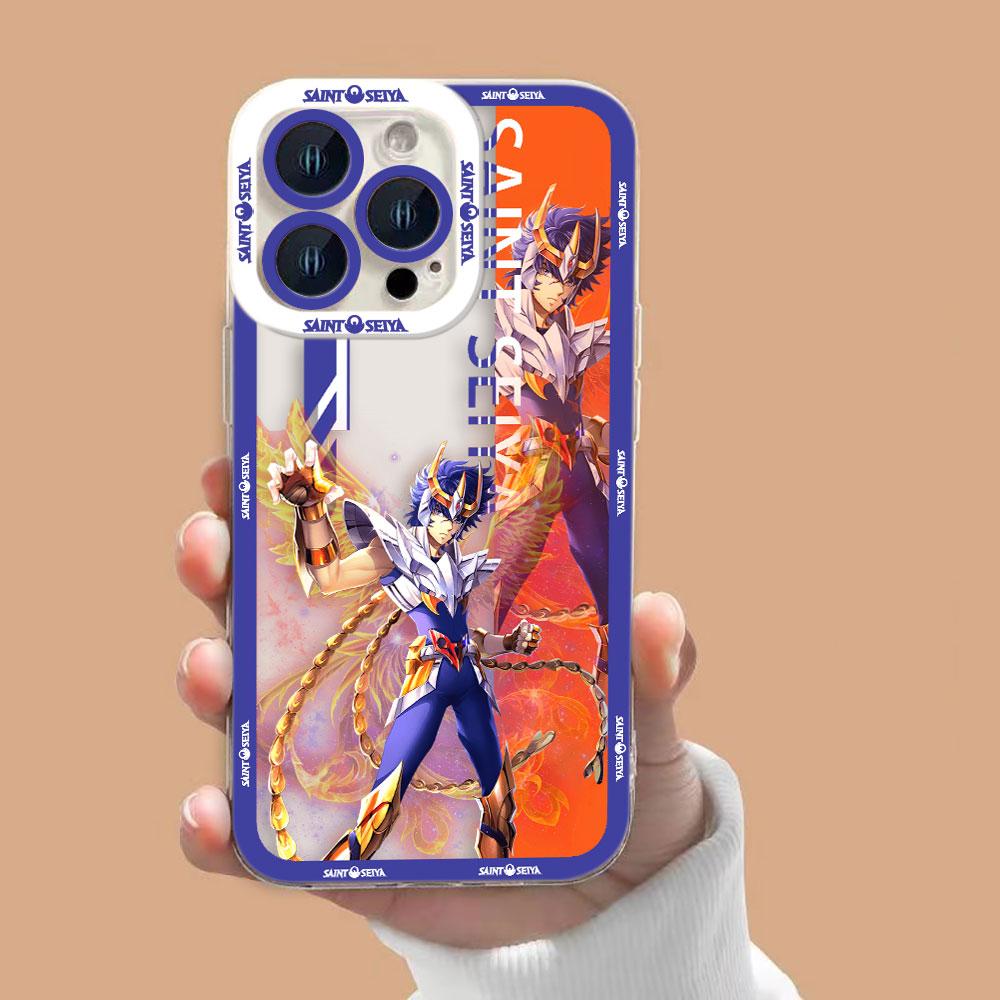 Аниме S-Saint S-Seiya Прозрачный Чехол Для Телефона Для Samsung Galaxy S26 S25 S24 S23 S22 S21 S20 FE PLUS ULTRA EDGE Силиконовый Чехол