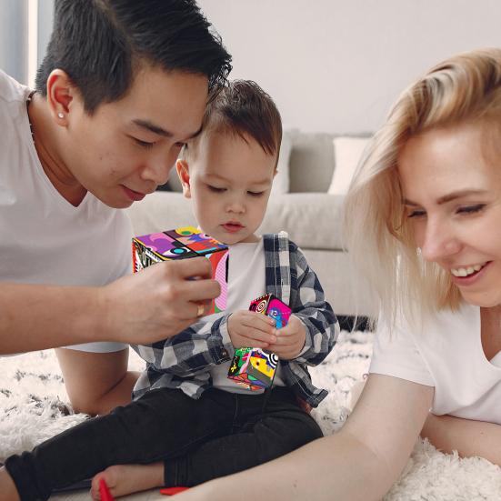 Непоседа со звездами, игрушки, куб, подарок для детей и взрослых, 3D дизайн, магнитный крутой сенсорный куб, игрушка для снятия тревоги и стресса