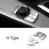 Chrome Door Window Glass Lifter Switch Button Cover Trim Decal Car Styling For BMW 1 3 4 Series F20 F21 F22 F23 F30 F31 F34 F36