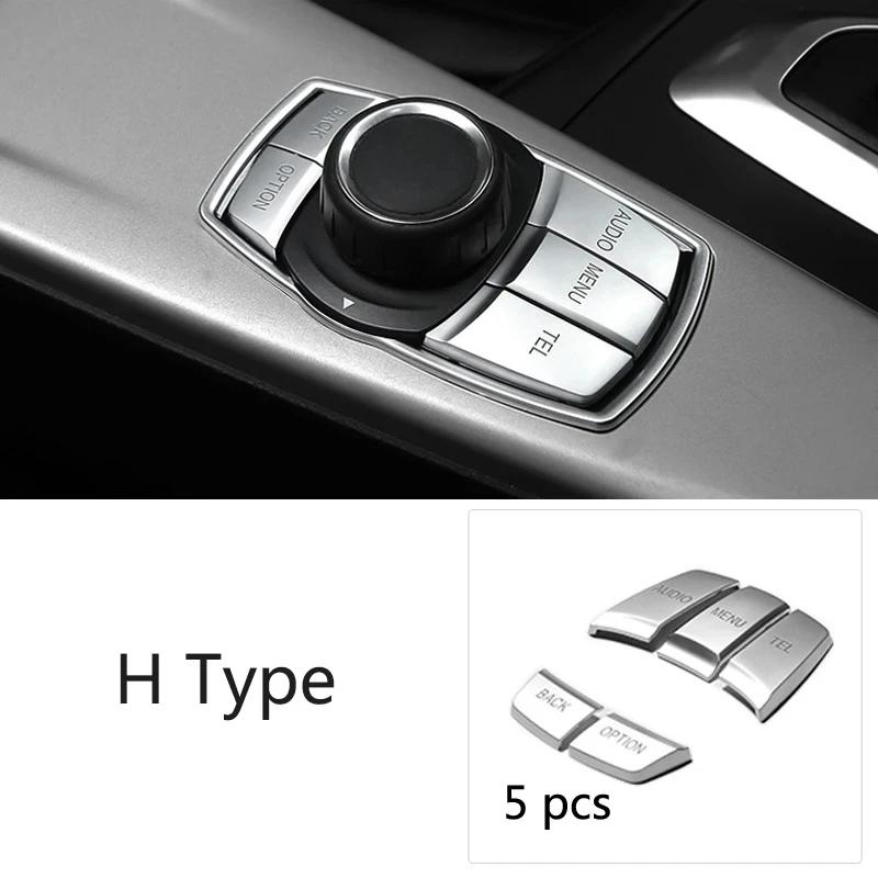 Chrome Door Window Glass Lifter Switch Button Cover Trim Decal Car Styling For BMW 1 3 4 Series F20 F21 F22 F23 F30 F31 F34 F36
