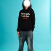 Womens Oversized Hooded Sweatshirt With Letter Print Pocket Long Sleeve Casual Streetwear