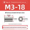 Нержавеющая сталь 304 SOS-M2/M2.5/M3/3.5M3 Заклепочная гайка-шпилька с плоской головкой и шестигранником