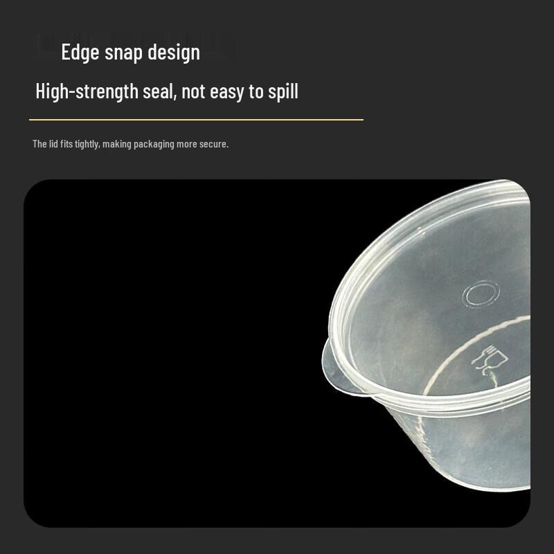 Disposable 50ml Sauce Cups with Lids