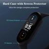 Закаленное Стекло+Чехол из ПК для Xiaomi Mi Band 10 9 8 Защитный Чехол Ударопрочный Полный Жесткий Защитный Экран Xiaomi Smart Band 10 9